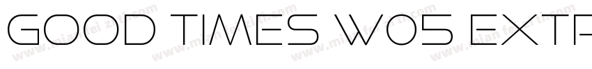 Good Times W05 Extra字体转换